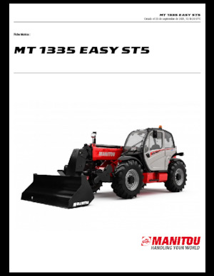 Telehandlere Manitou MT 1335 easy