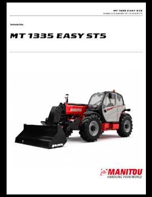 Telehandlere Manitou MT 1335 easy