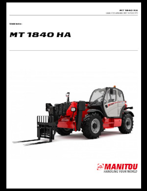 Telehandlere Manitou MT 1840 HA