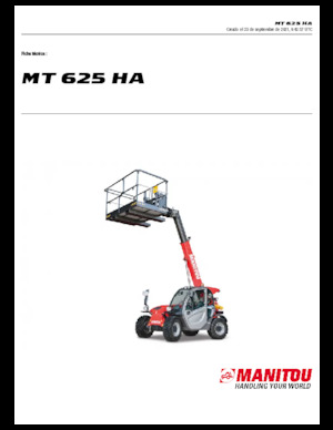 Telehandlere Manitou MT 625 HA
