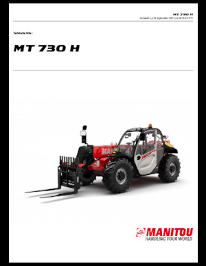 Telehandlere Manitou MT 730 H 75 K Standard (STV)