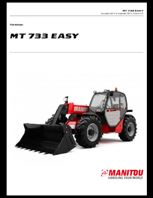 Telehandlere Manitou MT 733 EASY Standard (STV)