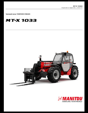 Telehandlere Manitou MT-X 1033