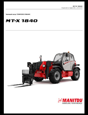 Telehandlere Manitou MT-X 1840
