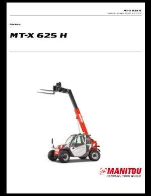 Telehandlere Manitou MT-X 625 H