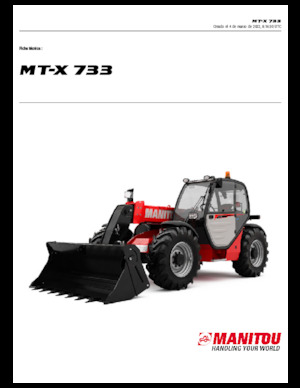 Telehandlere Manitou MT-X 733
