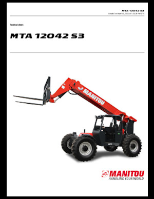 Telehandlere Manitou MTA 12042 S3