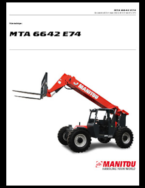 Telehandlere Manitou MTA 6642 E74