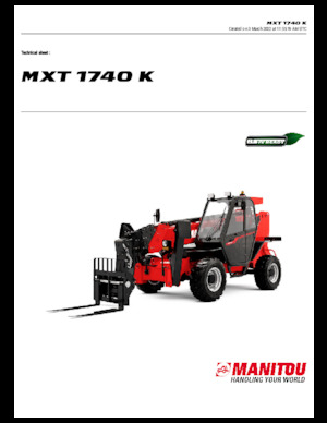 Telehandlere Manitou MXT 1740 K