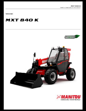 Telehandlere Manitou MXT 840 K