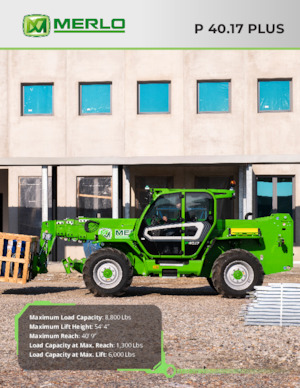 Telehandlere Merlo P 40.17 PLUS