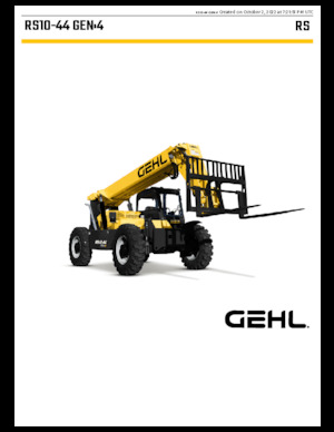 Telehandlere Gehl RS10-44