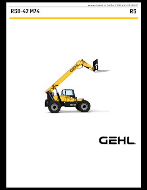 Telehandlere Gehl RS8-42 M74