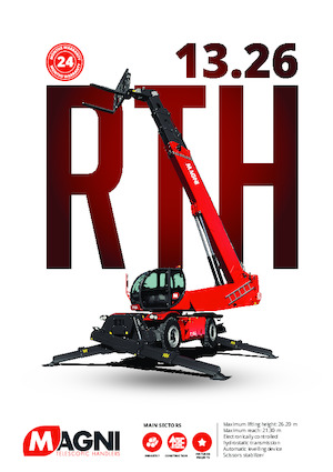 Încărcătoare telescopice cu structură superioară MAGNI RTH 13.26 SH