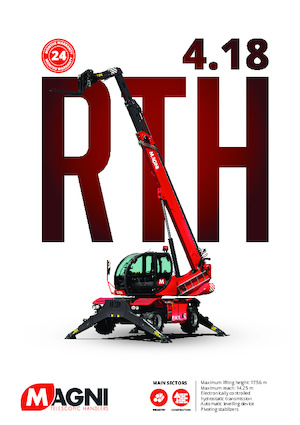 Încărcătoare telescopice cu structură superioară MAGNI RTH 4.18 Smart