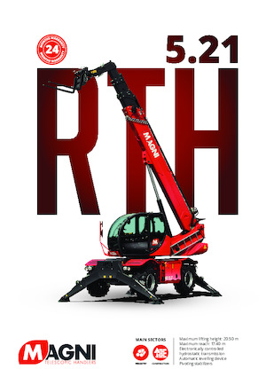 Încărcătoare telescopice cu structură superioară MAGNI RTH 5.21 SH
