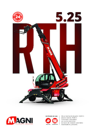 Încărcătoare telescopice cu structură superioară MAGNI RTH 5.25 SH