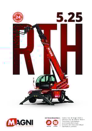 Încărcătoare telescopice cu structură superioară MAGNI RTH 5.25 SH