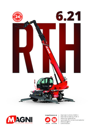 Încărcătoare telescopice cu structură superioară MAGNI RTH 6.21 SH
