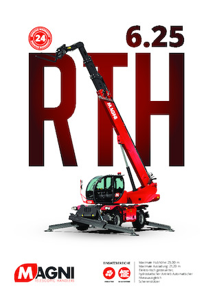 Încărcătoare telescopice cu structură superioară MAGNI RTH 6.25 SH