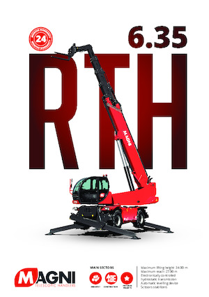 Încărcătoare telescopice cu structură superioară MAGNI RTH 6.35 SH