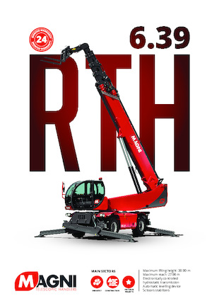 Încărcătoare telescopice cu structură superioară MAGNI RTH 6.39 SH