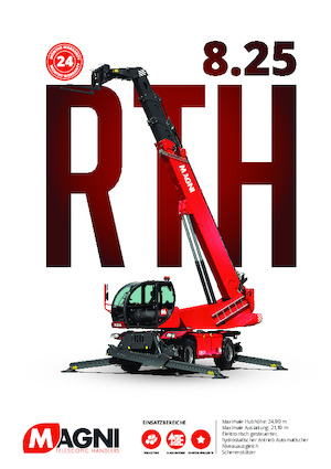Încărcătoare telescopice cu structură superioară MAGNI RTH 8.25 SH