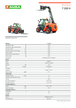 Telehandlere Ausa T 235 H