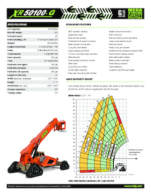 Telehandlere Xtreme Trackzilla XR50100-G