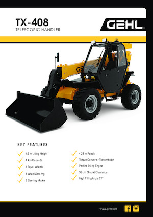 Telehandlere Gehl TX-408