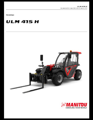 Telehandlere Manitou ULM 415 H