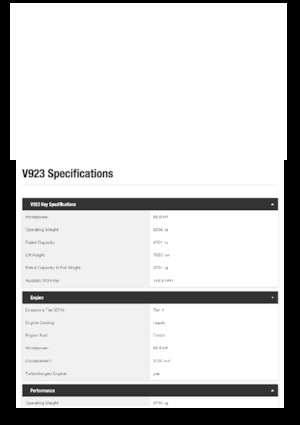 Telehandlere Bobcat VersaHANDLER V923