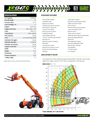 Telehandlere Xtreme XR1347-C