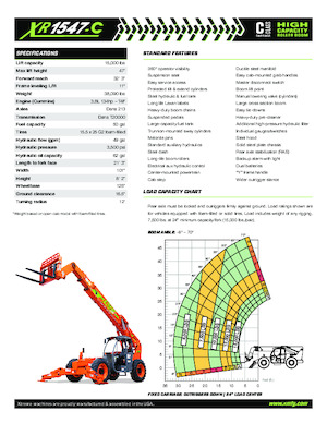 Telehandlere Xtreme XR1547-C