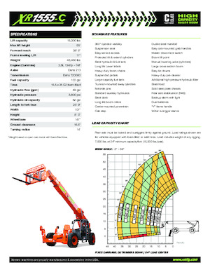 Telehandlere Xtreme XR1555-C