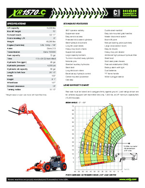 Telehandlere Xtreme XR1570-C