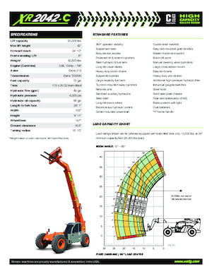 Telehandlere Xtreme XR2042-C