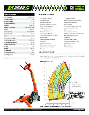 Telehandlere Xtreme XR2045-C