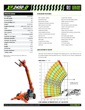 Telehandlere Xtreme XR2450-D