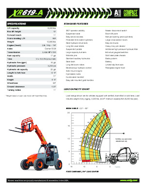 Telehandlere Xtreme XR619-A