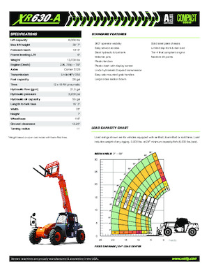 Telehandlere Xtreme XR630-A