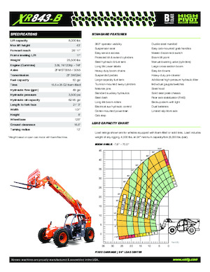 Telehandlere Xtreme XR843-B