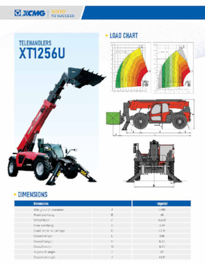 Telehandlere XCMG XT1256U