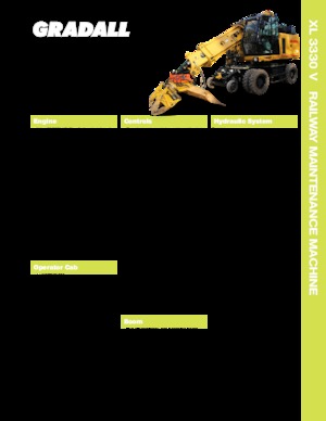 Excavatoare telescopice Gradall XL 3300 V