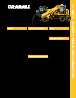 Excavatoare telescopice Gradall XL 4100 V