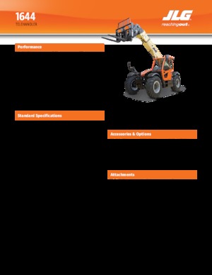 Telehandlere JLG 1644