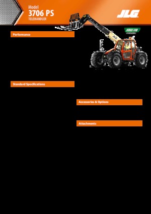 Telehandlere JLG 3706 PS