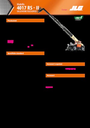 Telehandlere JLG 4017 RS