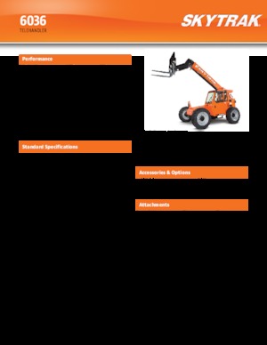 Telehandlere JLG 6036 