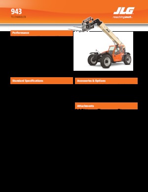 Telehandlere JLG 943